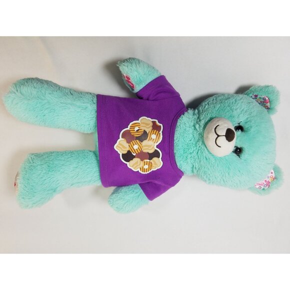 Build A Bear Girl Scouts Thin Mints Blue Teddy Bear Plush Stuffed Animal 16" - Picture 2 of 9